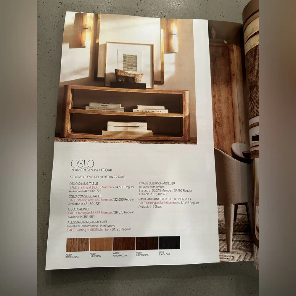 Restoration Hardware elevate your